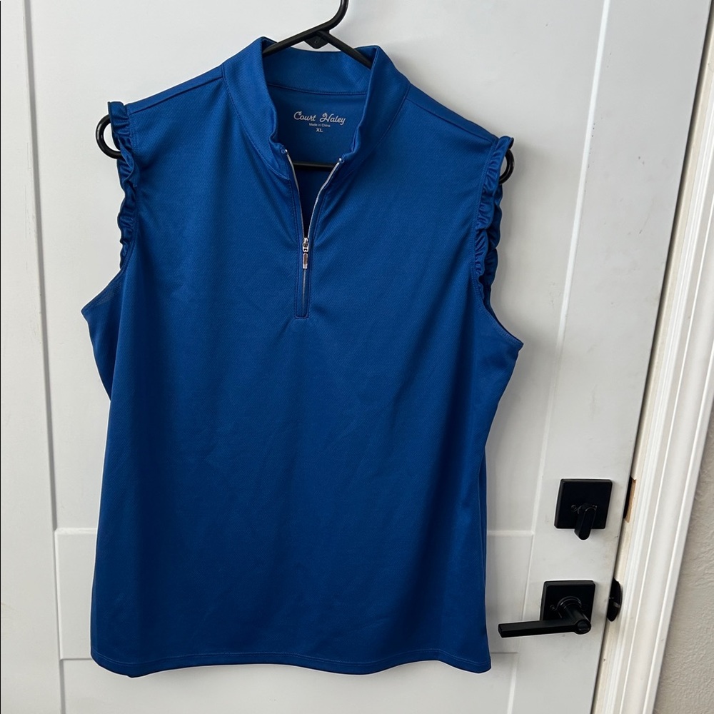 Cutter & Buck Women's Royal Blue Muscle Tee